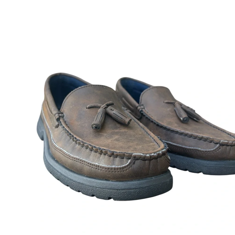 Freeman Men's‎ Brown 11M Tassel Loafers